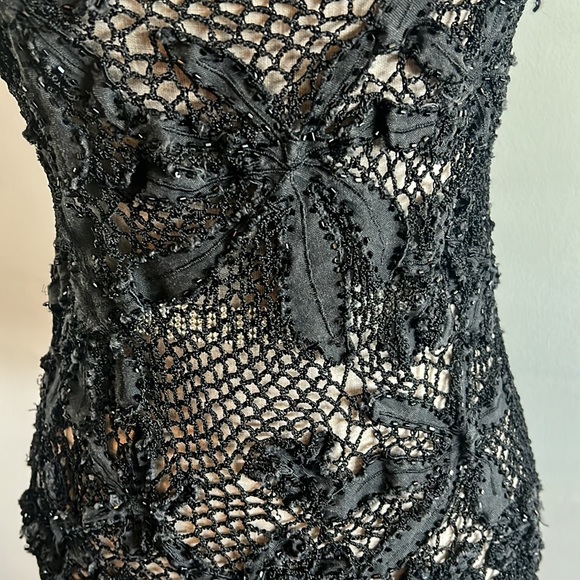 Black Floral Mesh Tank|Country|Rodeo|Measures 16 inches arm to arm|No Brand Name - Picture 4 of 6